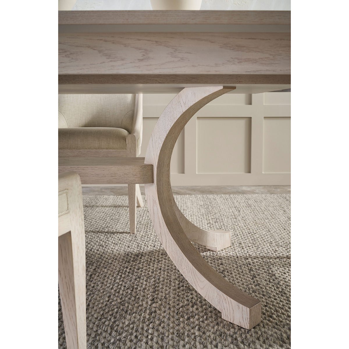 White Coastal Dining Table - English Georgian America