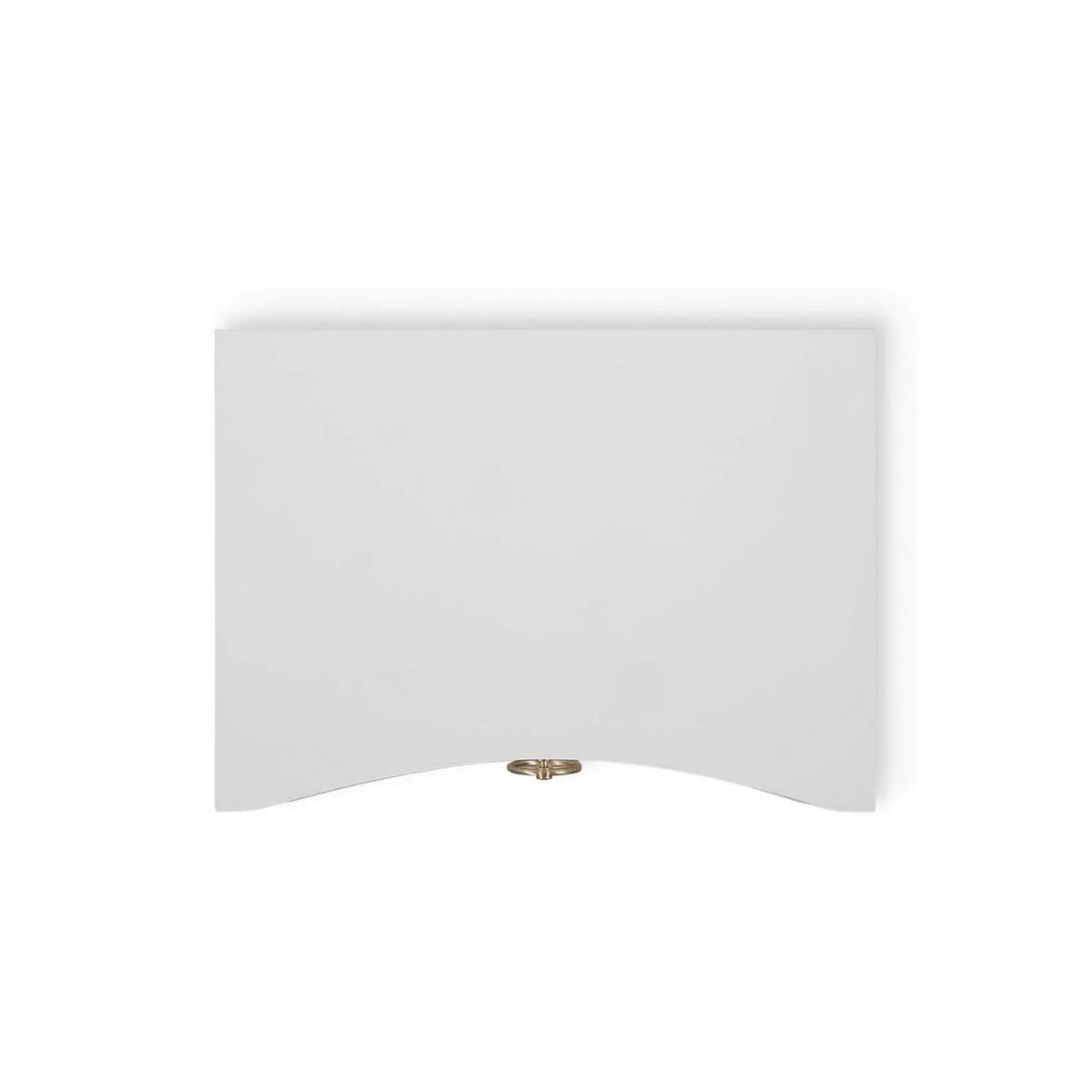 White Linen Modern Nightstand - English Georgian America