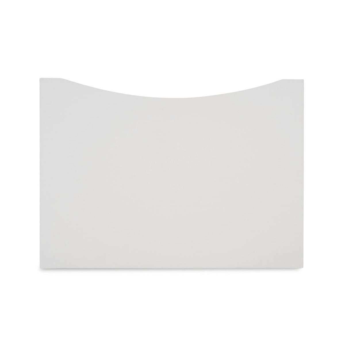 White Linen Wrapped Nightstand - English Georgian America