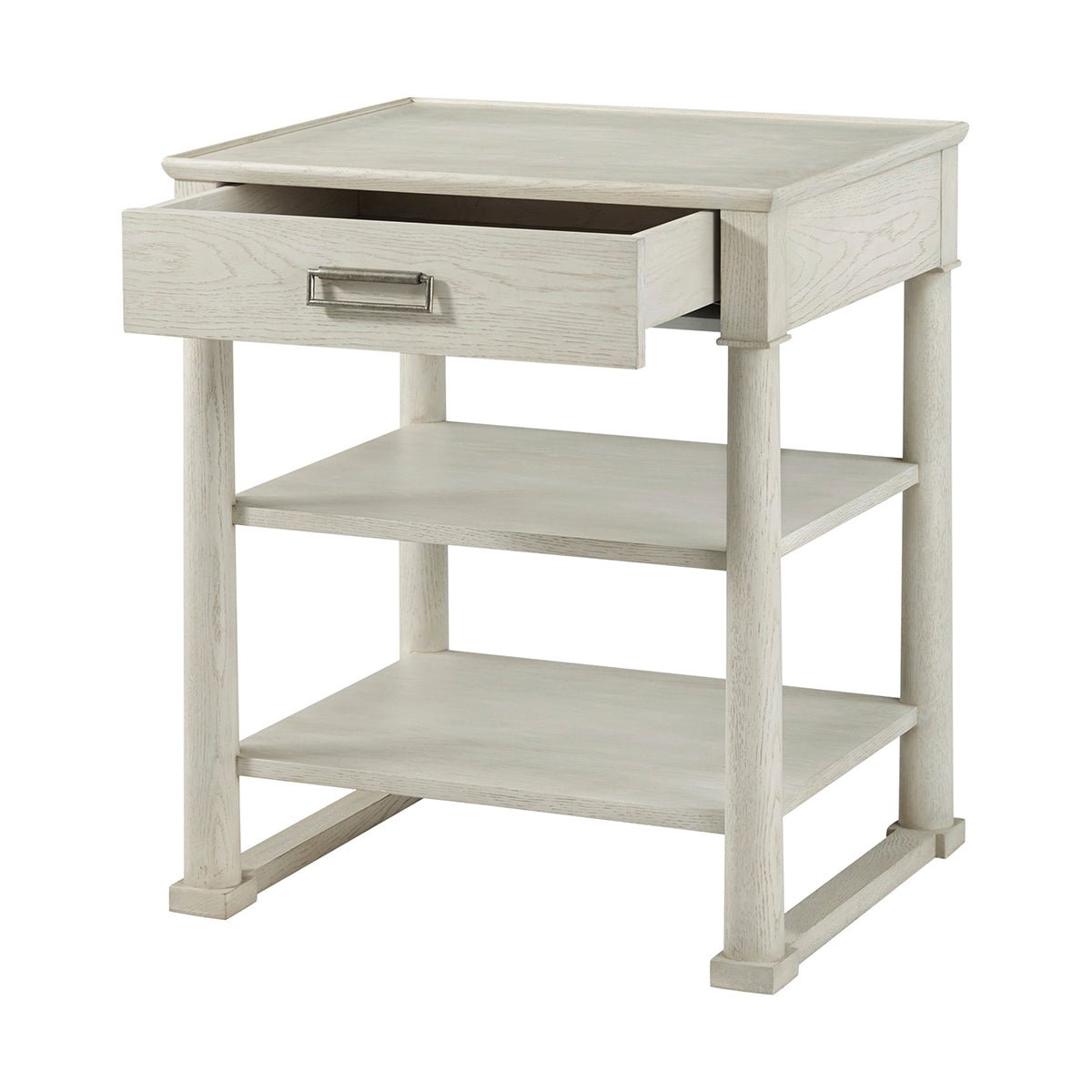 White Oak Empire Nightstand - English Georgian America