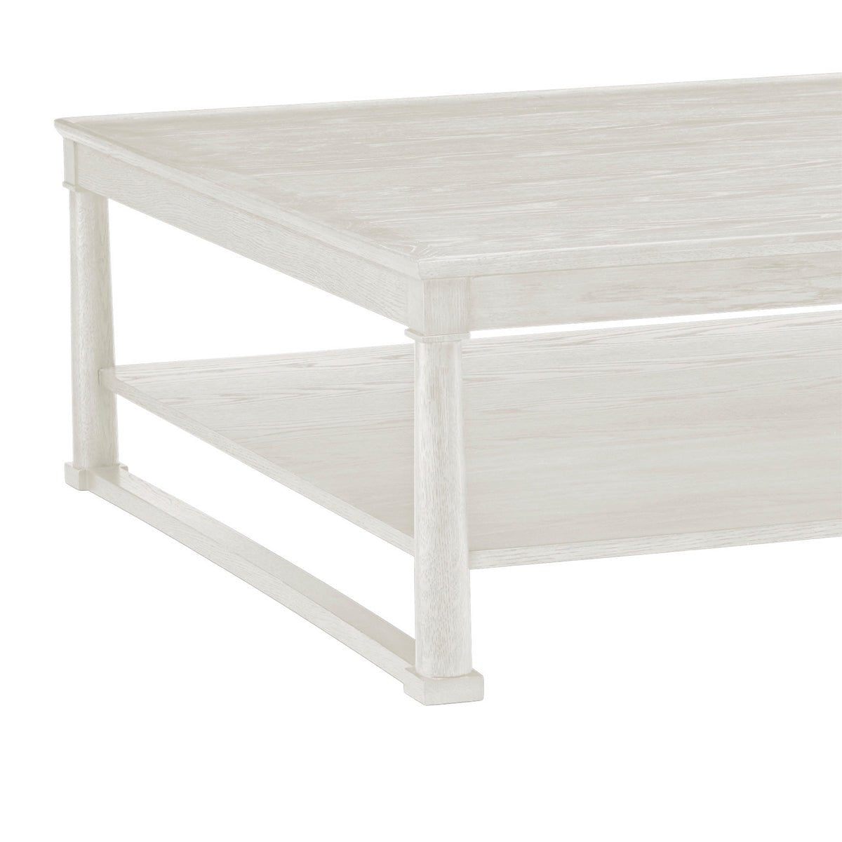 White Oak Square Coffee Table - English Georgian America