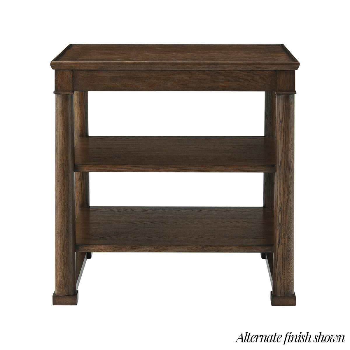 White Oak Square Side Table - English Georgian America