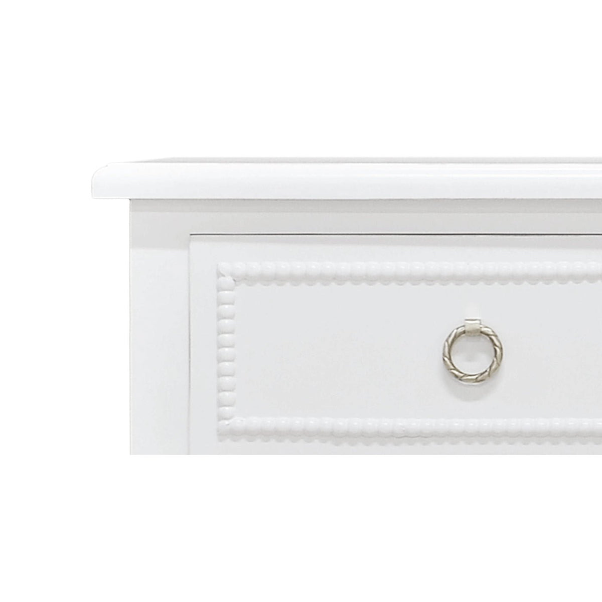 White Painted Antique Chest of Drawers - English Georgian America
