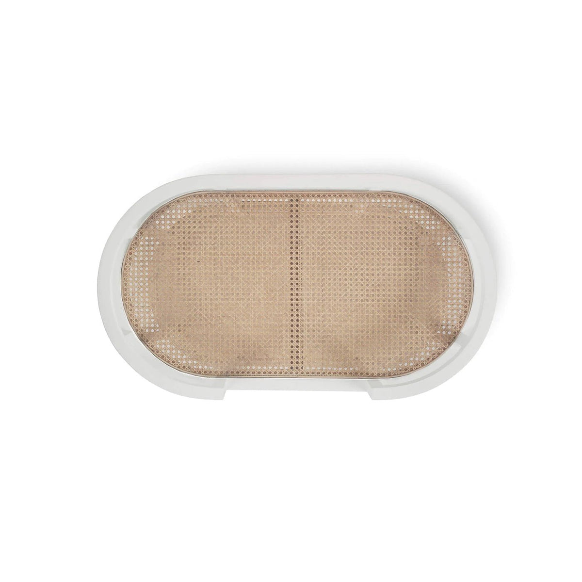 White Painted Coastal Style Bar Cart - English Georgian America