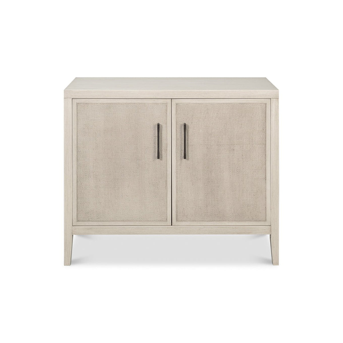 White Painted Modern Side Cabinet - English Georgian America