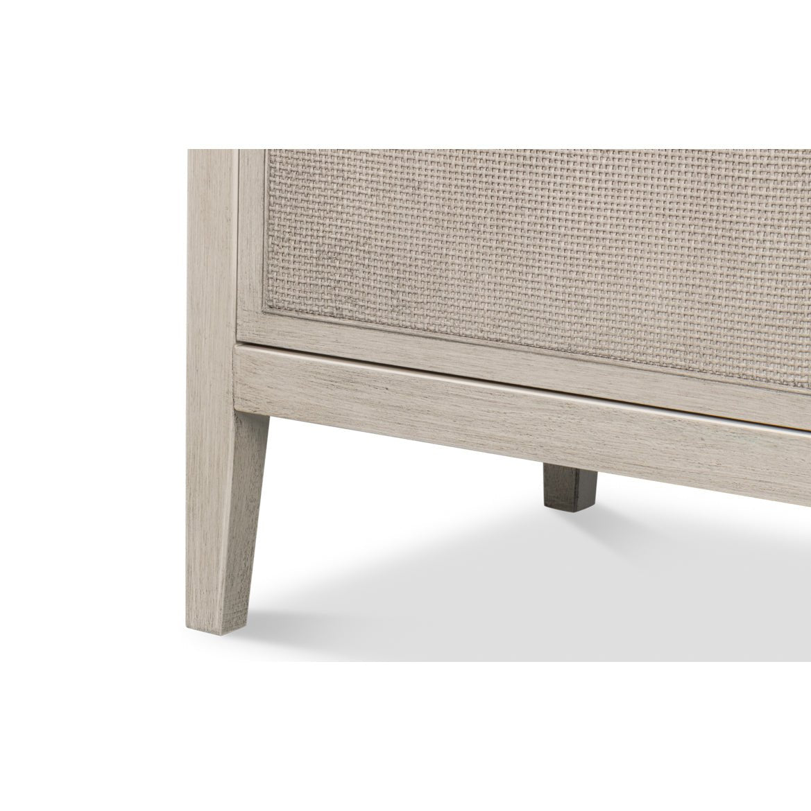 White Painted Modern Side Cabinet - English Georgian America