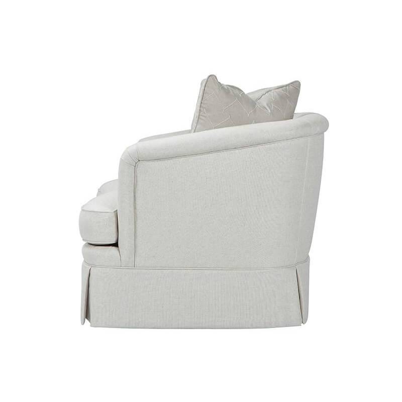 Wide Art Deco Upholstered Armchair - English Georgian America