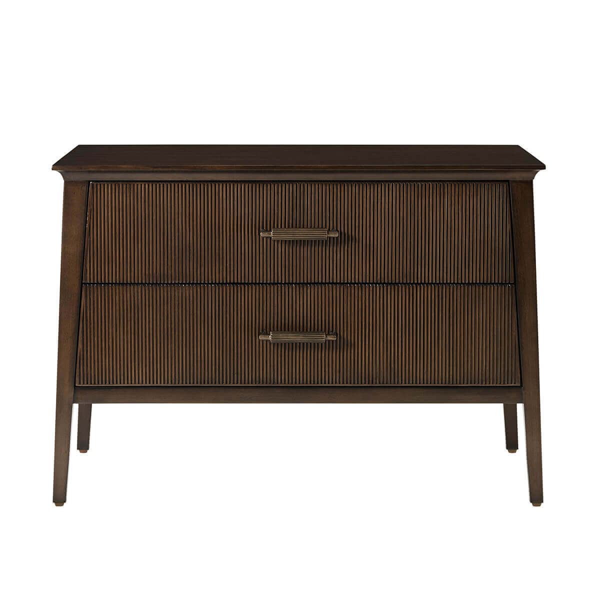 Wide Mid Century Nightstand - English Georgian America