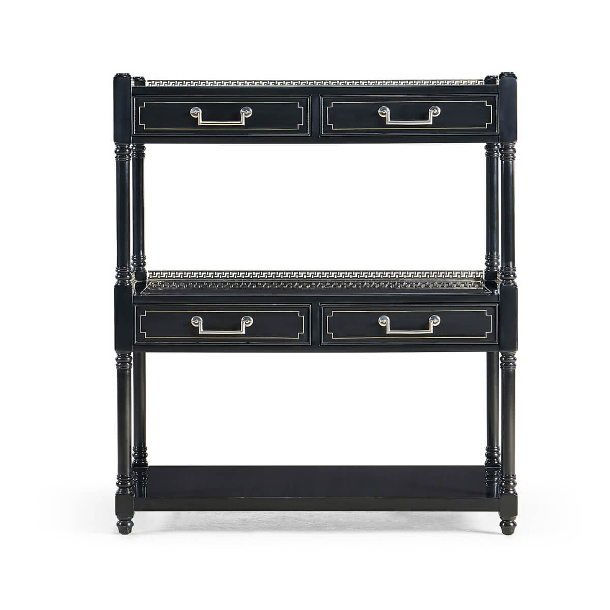 Wide Painted Etagere - English Georgian America