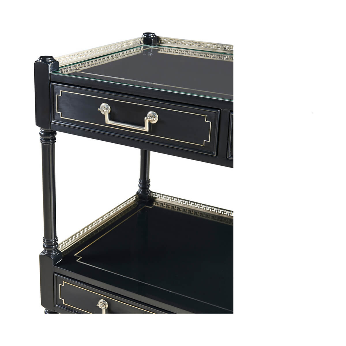 Wide Painted Etagere - English Georgian America