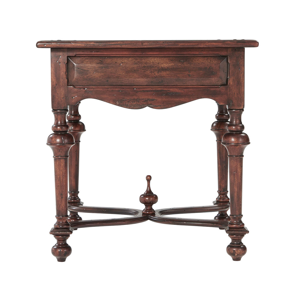 William and Mary Antiqued End Table - English Georgian America
