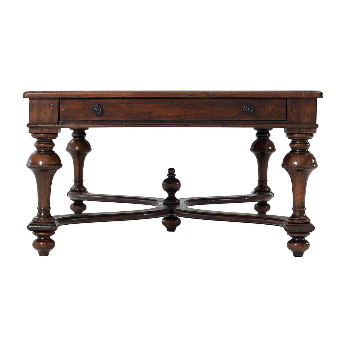 William and Mary Parquetry Coffee Table - English Georgian America