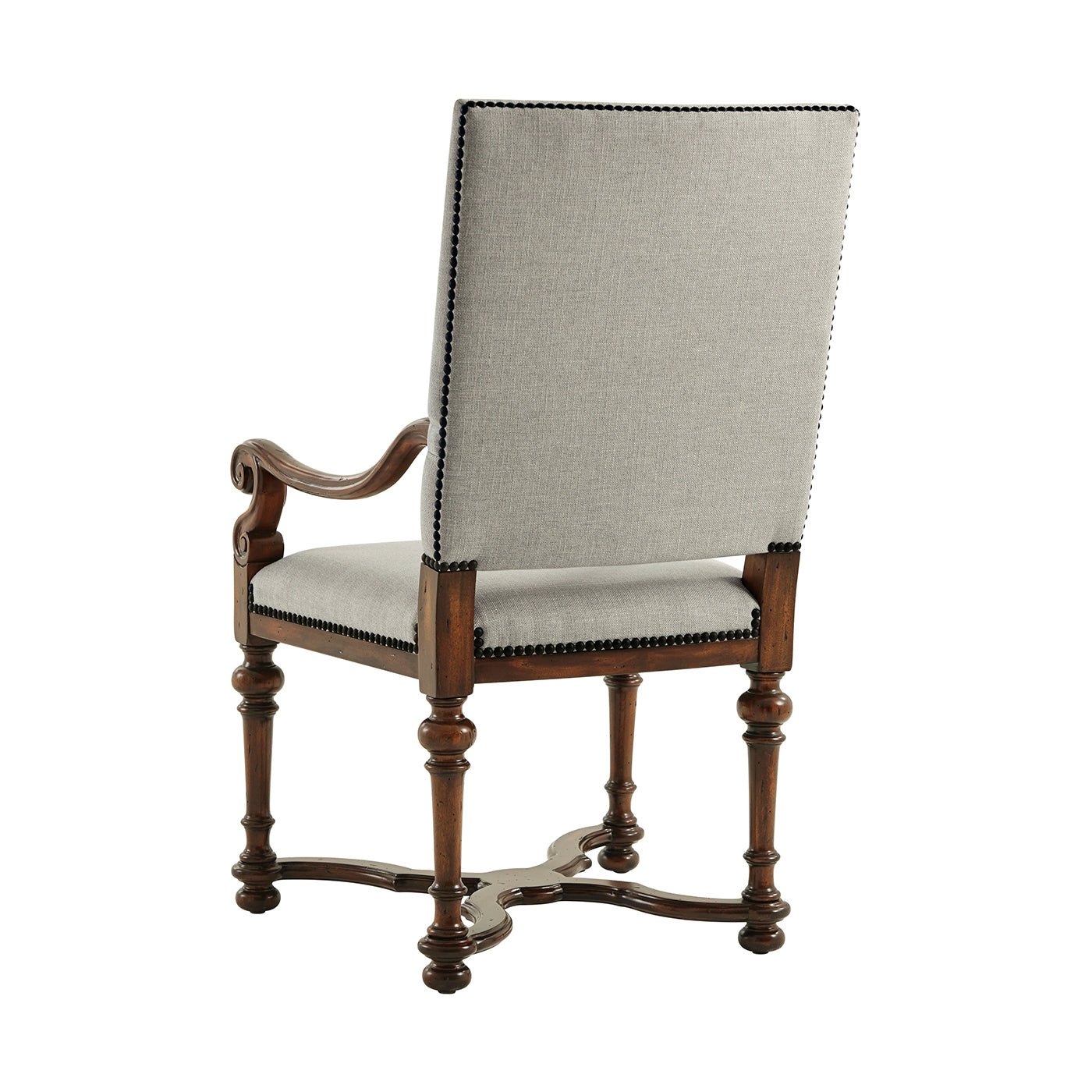 William and Mary Upholstered Armchair - English Georgian America