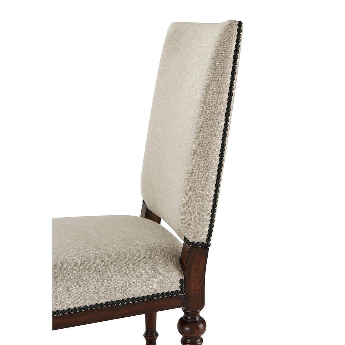 William and Mary Upholstered Dining Side Chair - English Georgian America