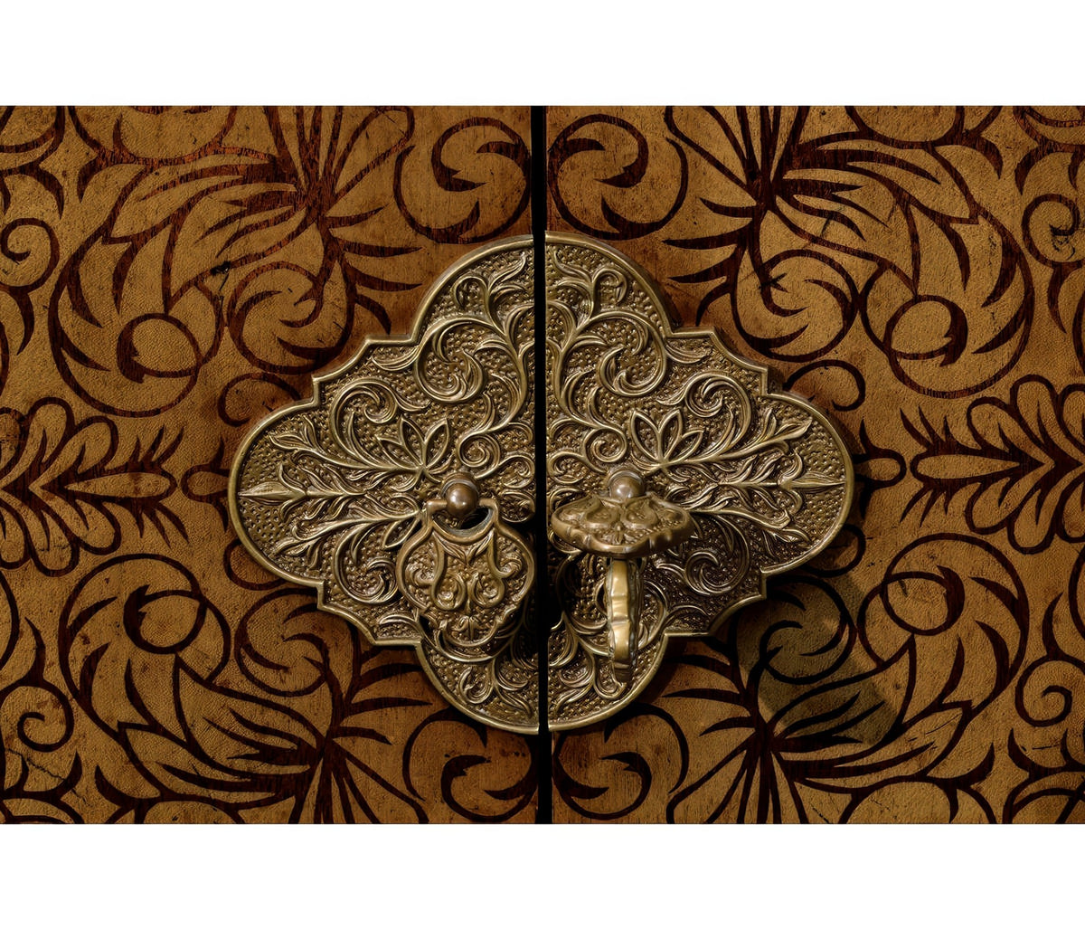 William &amp; Mary Marquetry Cabinet on Chest - English Georgian America