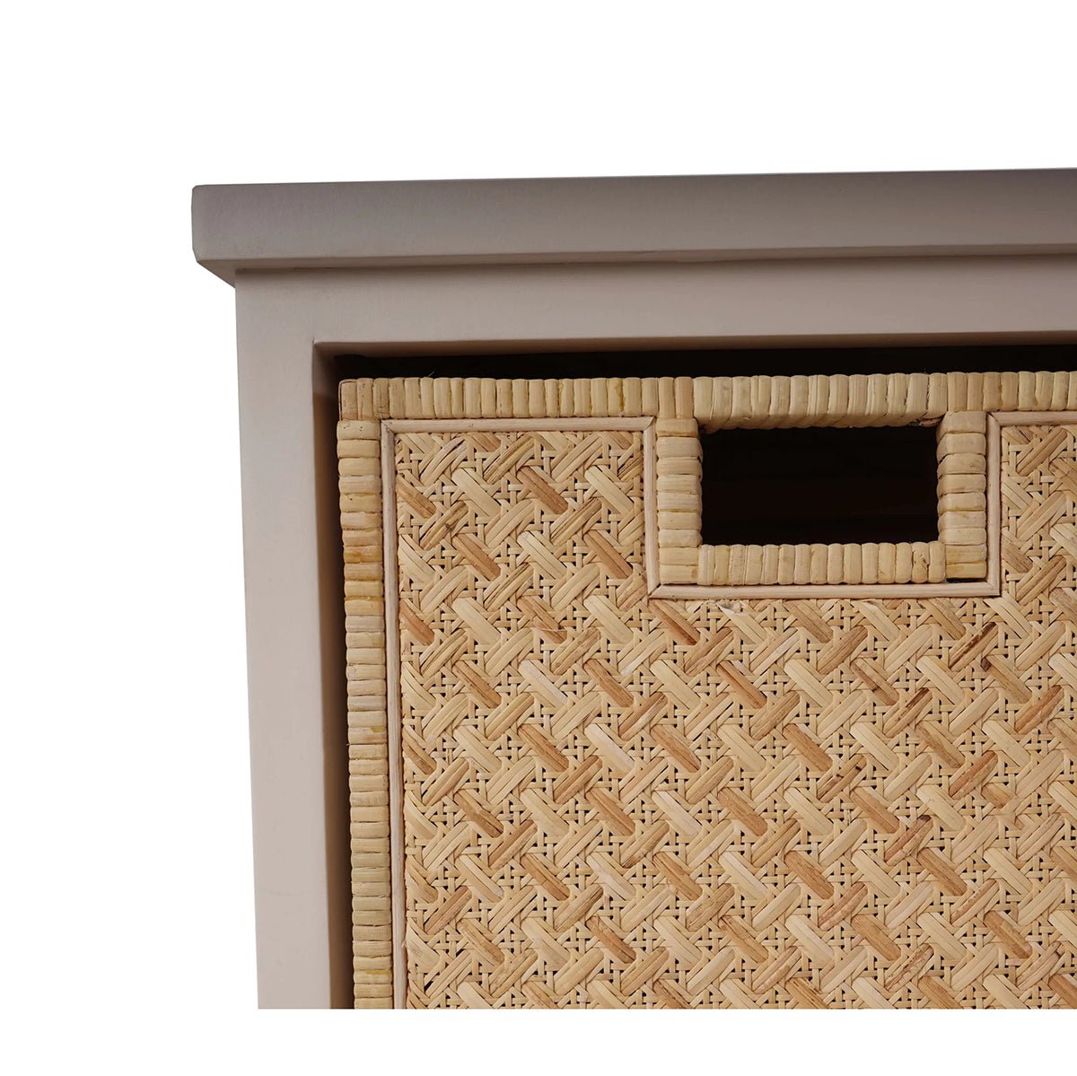 Wooden Storage Cubby with Baskets - English Georgian America