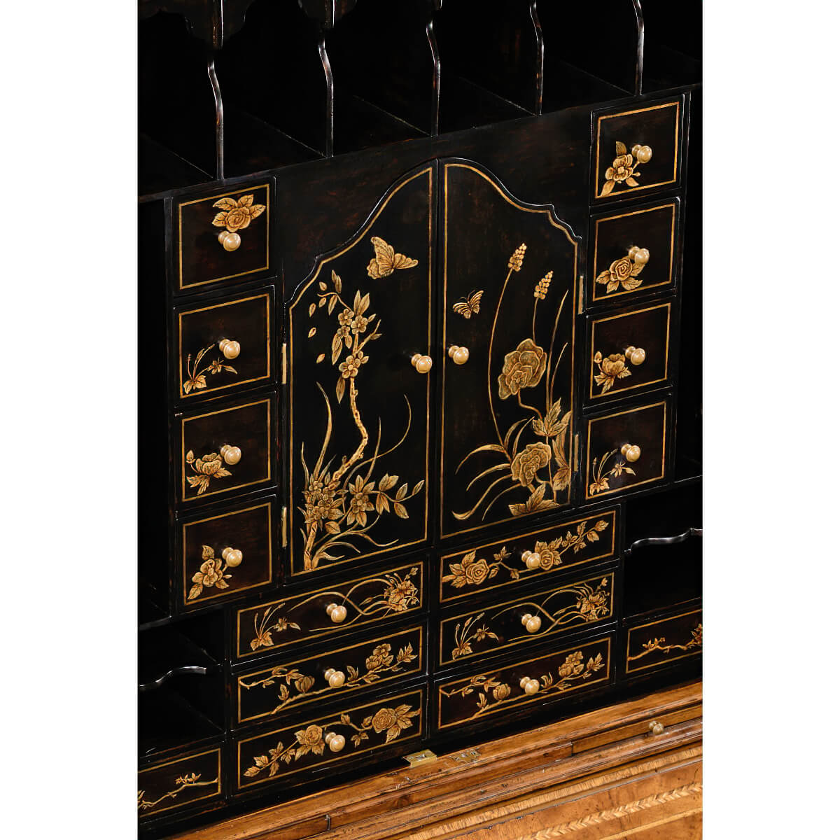 Queen Anne Walnut Secretary