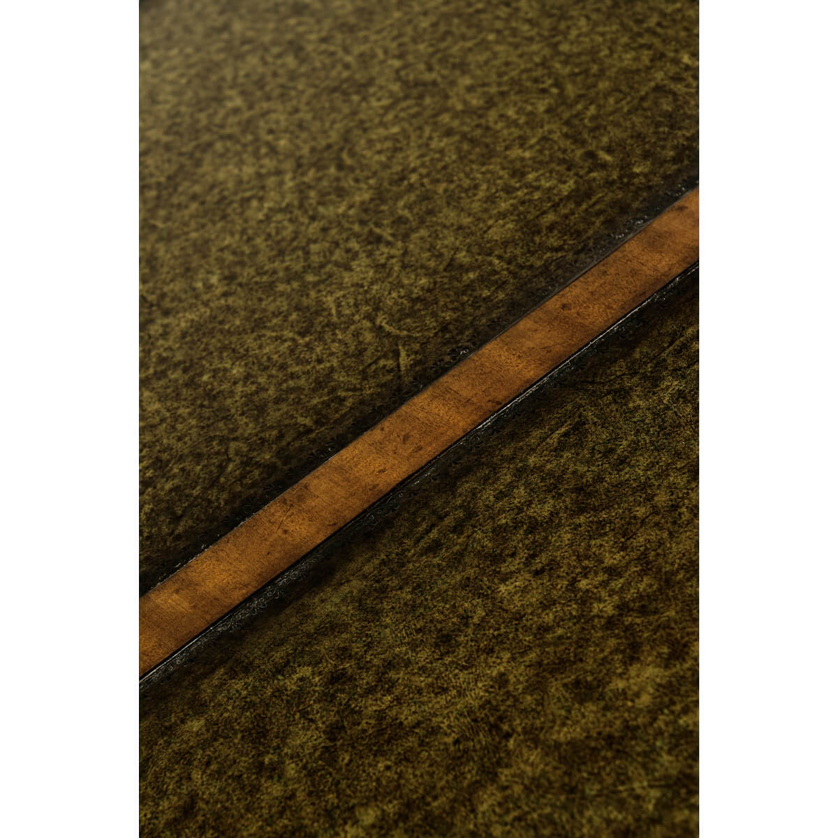 Georgian Style Mahogany Leather Top Partners Desk - English Georgian America