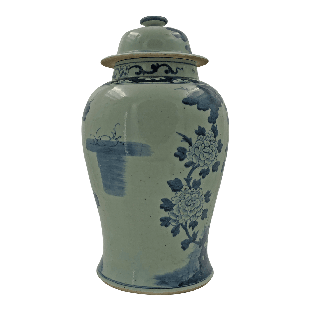 Pair of Large Chinese Pheasant Temple Jars - English Georgian America