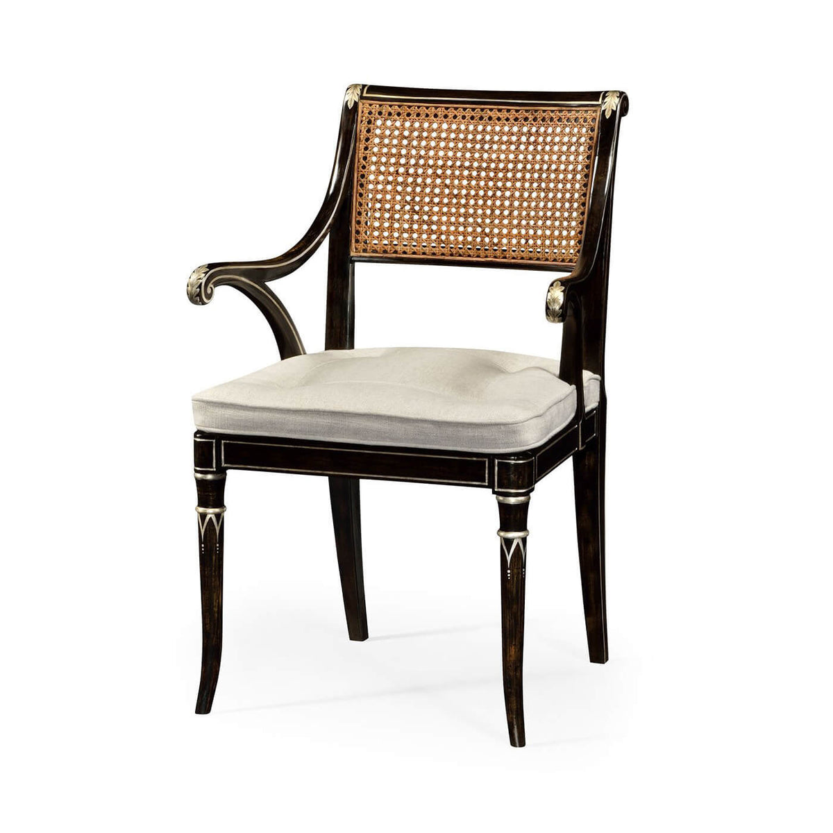 Regency Style Painted Armchair - English Georgian America