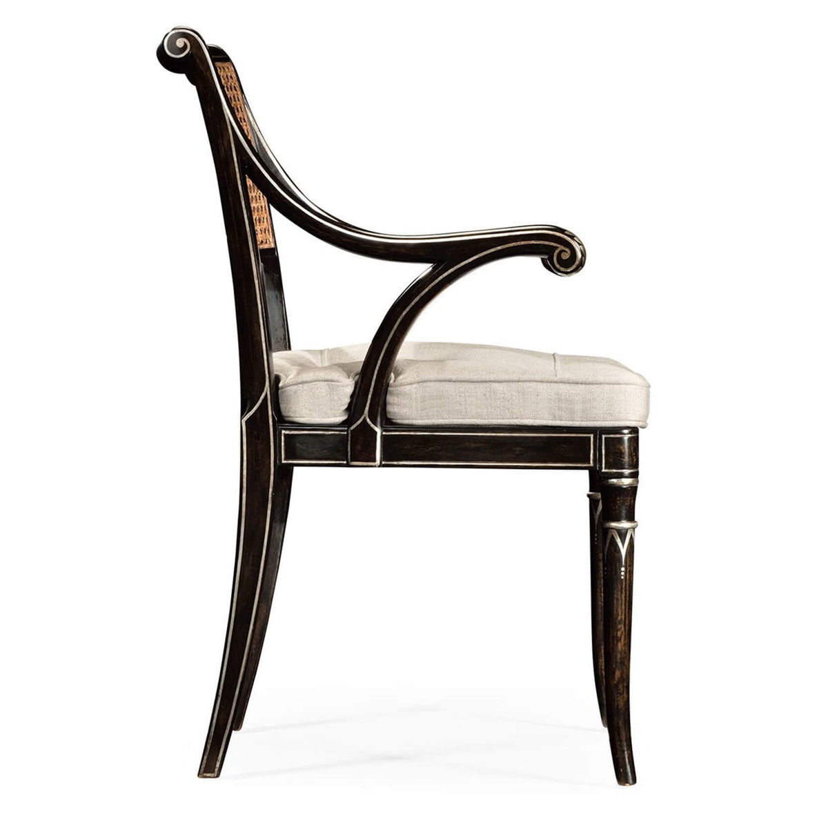 Regency Style Painted Armchair - English Georgian America