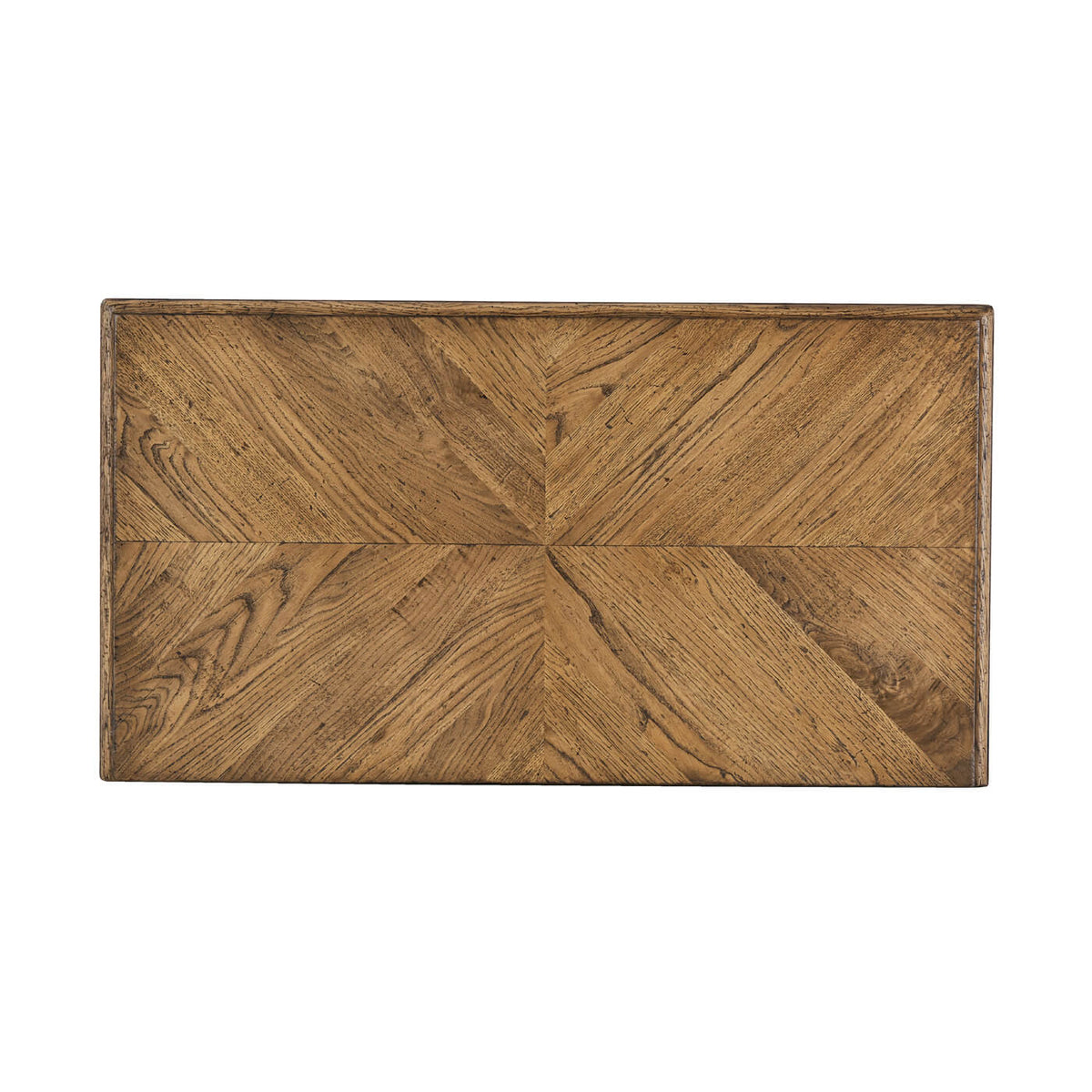 Rustic Oak Bedside Table - English Georgian America